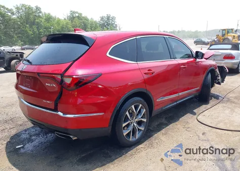 2022 Acura Mdx Technology Package from USA, damaged, VIN 5J8YE1H45NL026702